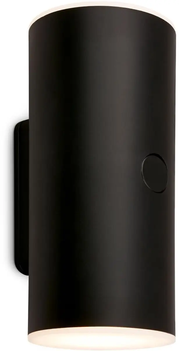 Briloner Lima LED Wandlamp 6W - USB Oplaadbaar - Zwart