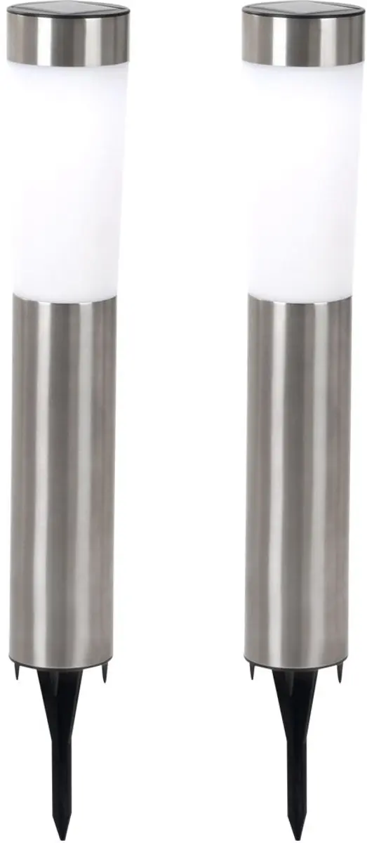 Globo Solarlamp RVS Grondspies