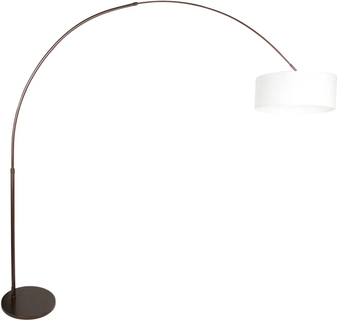 Steinhauer Sparkled Light 4766CA Booglamp - 40W - Bruin/Wit - afbeelding 6 van 6