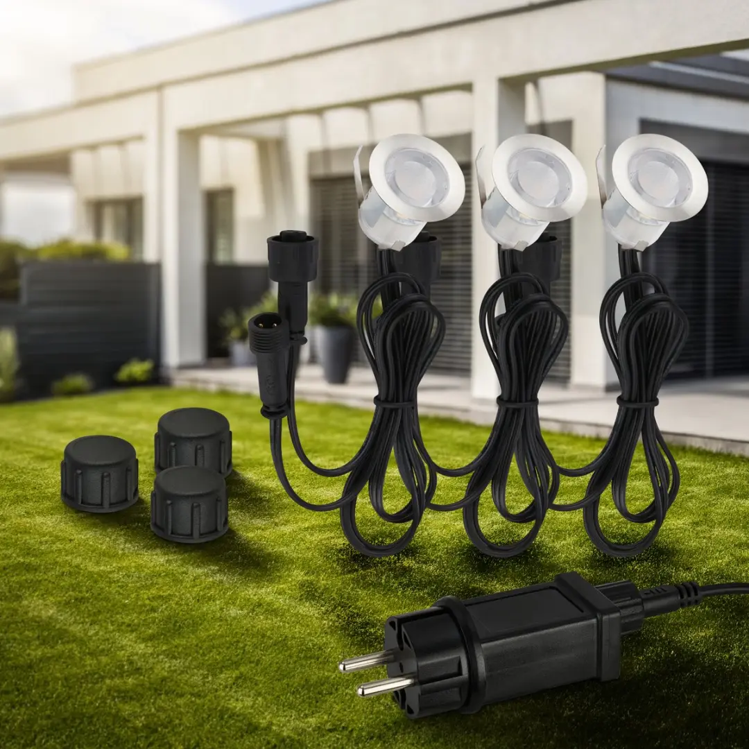 Briloner LED Grondspot Set 3 Stuks - Warm Wit 3.000K - IP67