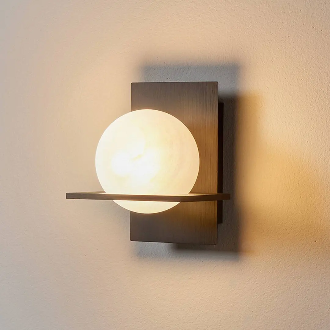 Lucande Wandlamp Metaal Glas 1 Licht G9