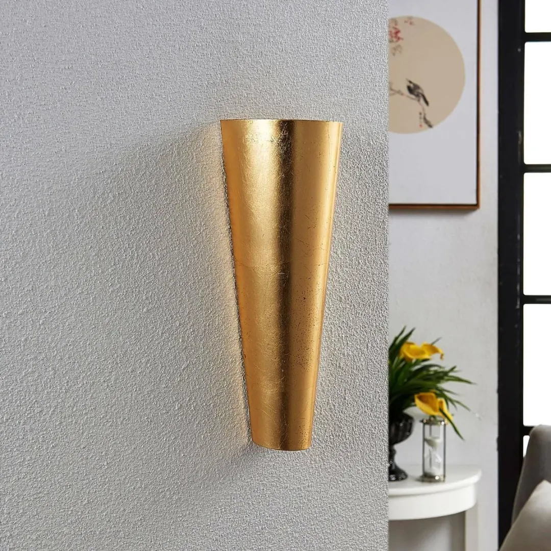 Lindby Wandlamp 2 Lichtpunten Mat Goud