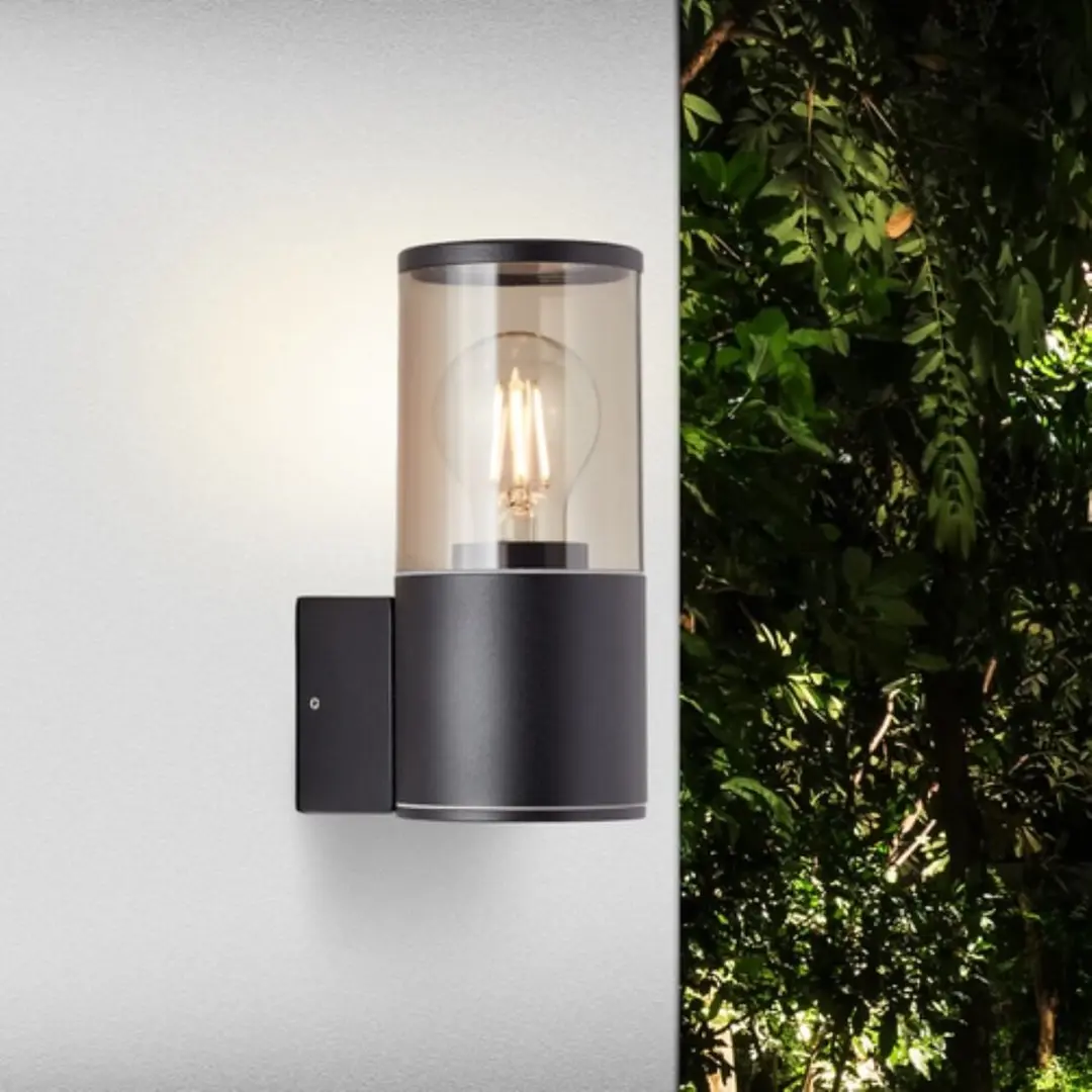 Brilliant Sergioro Buitenlamp E27 Zwart