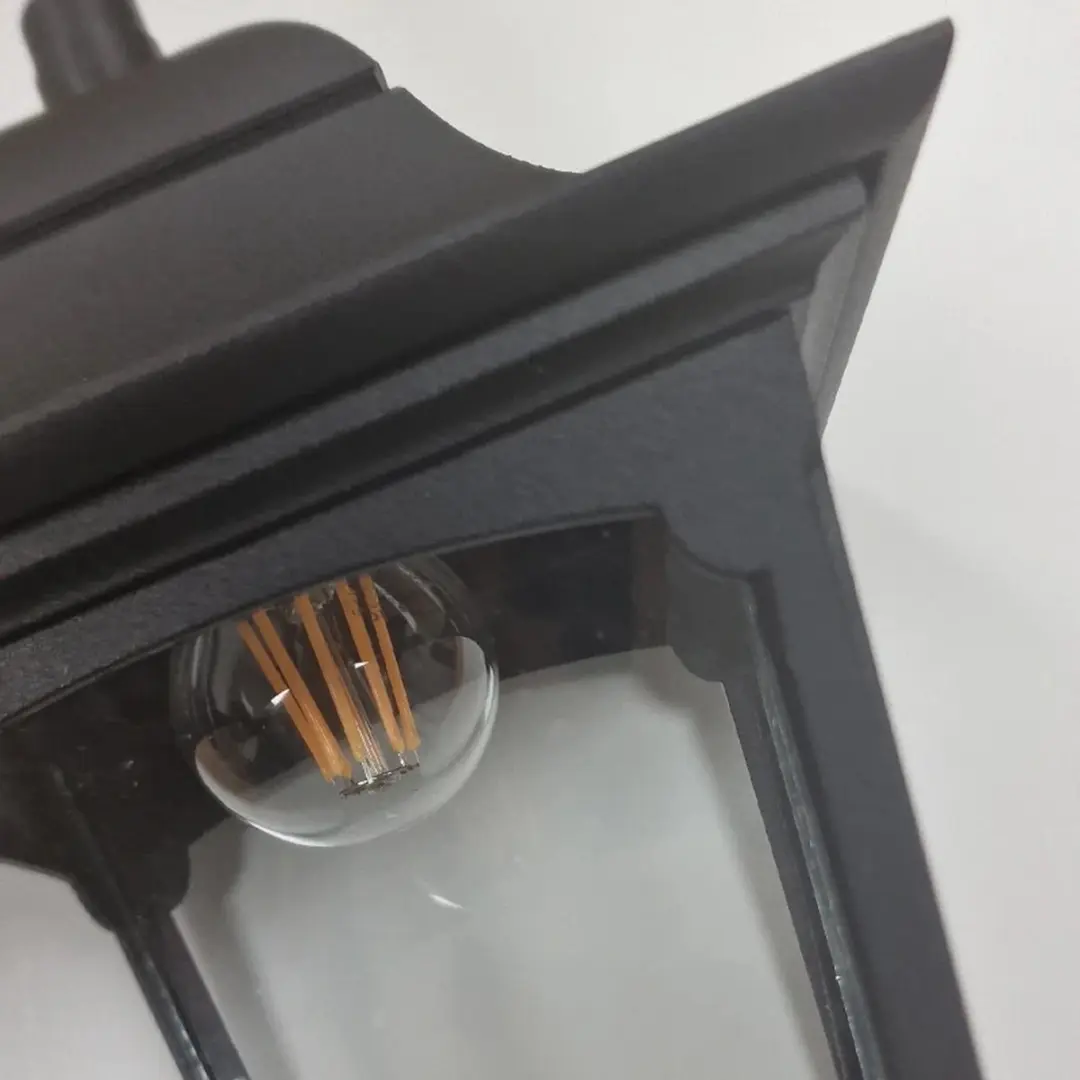 Elstead LED Buiten Hanglamp Chapel E27 60W - IP44 - Zwart