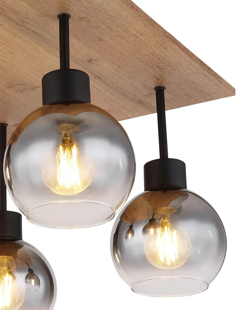 Globo Moitas Plafondlamp 4x E27 - Ø40cm - Naturel