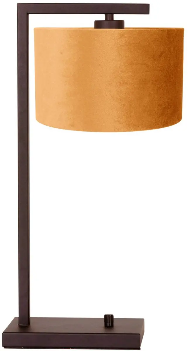 Steinhauer Stang 4884CA Tafellamp - Cacao/Goud - 51cm - Kantelbaar