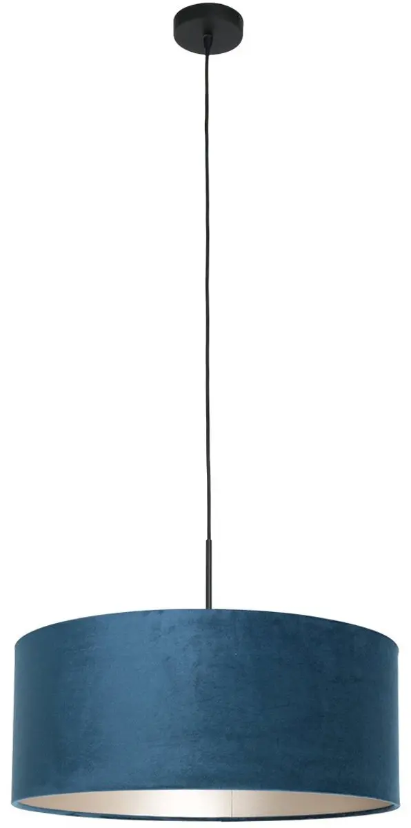 Steinhauer Sparkled Light 8248ZW Hanglamp - Blauw/Zwart - Ø50cm