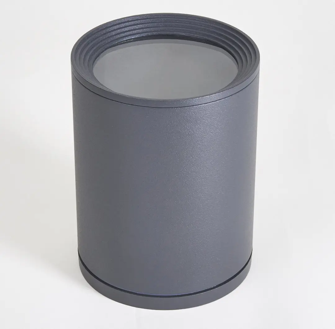 Lucande Plafondlamp 1 Licht - Antraciet/Helderglas