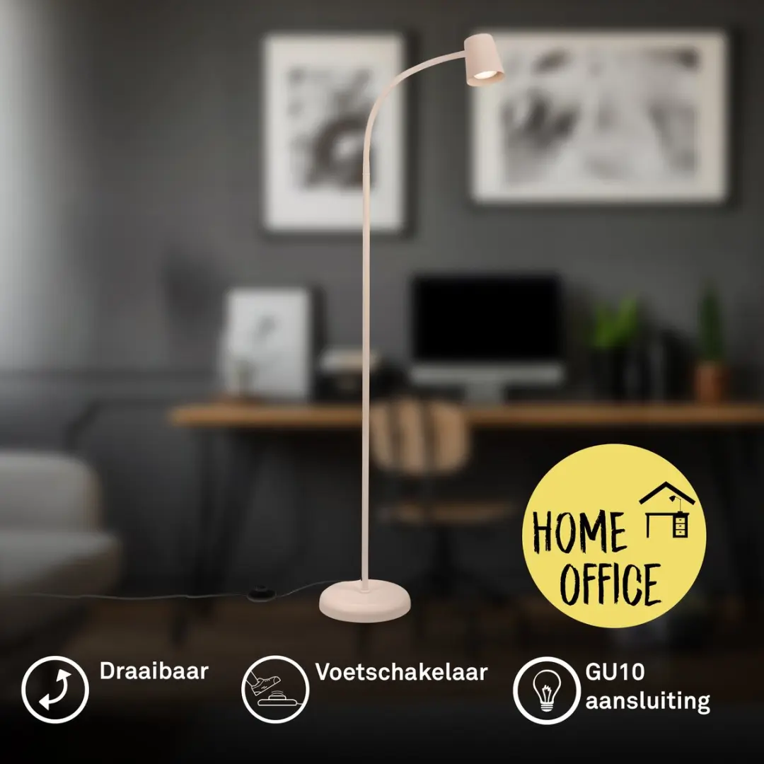 Briloner Skriva Vloerlamp - Beige