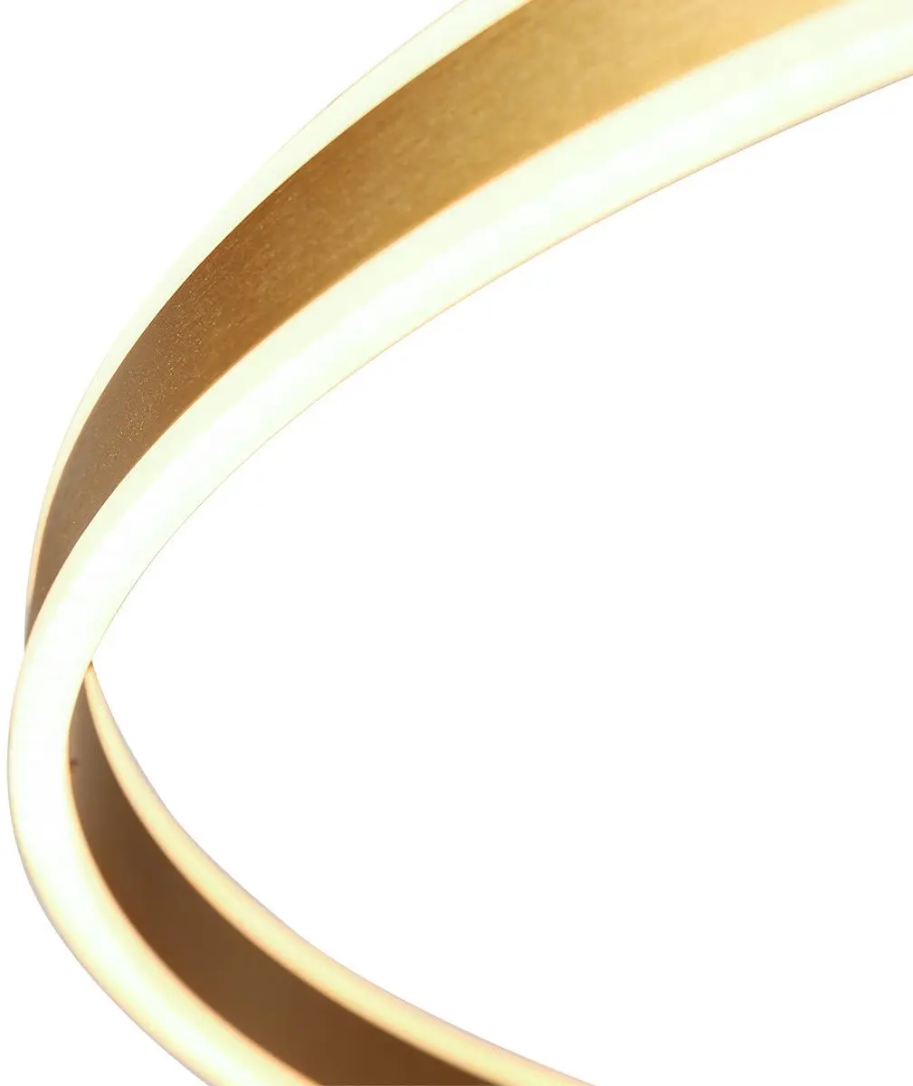 Steinhauer Hanglamp Ringlux 3675GO - Ø80cm Goud