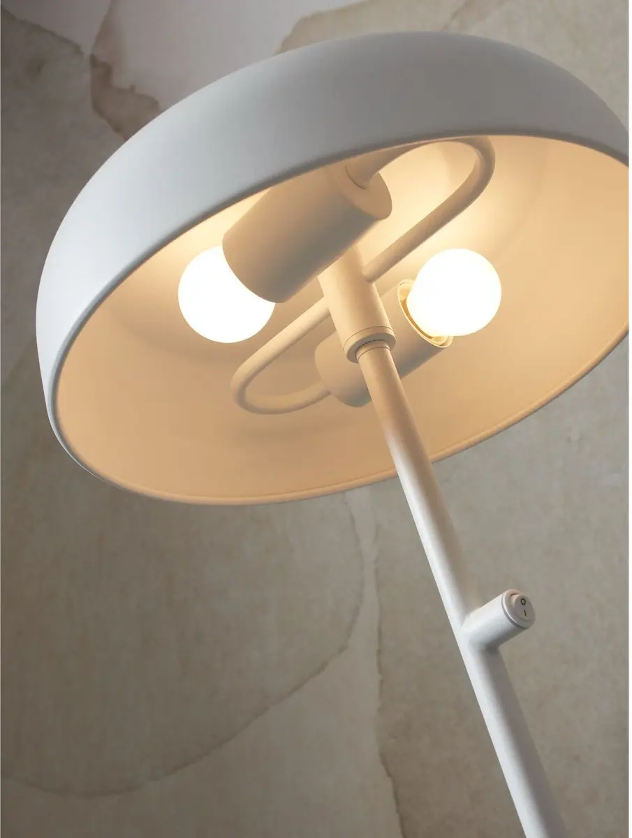 it's about RoMi Porto Vloerlamp - Wit Ø30cm