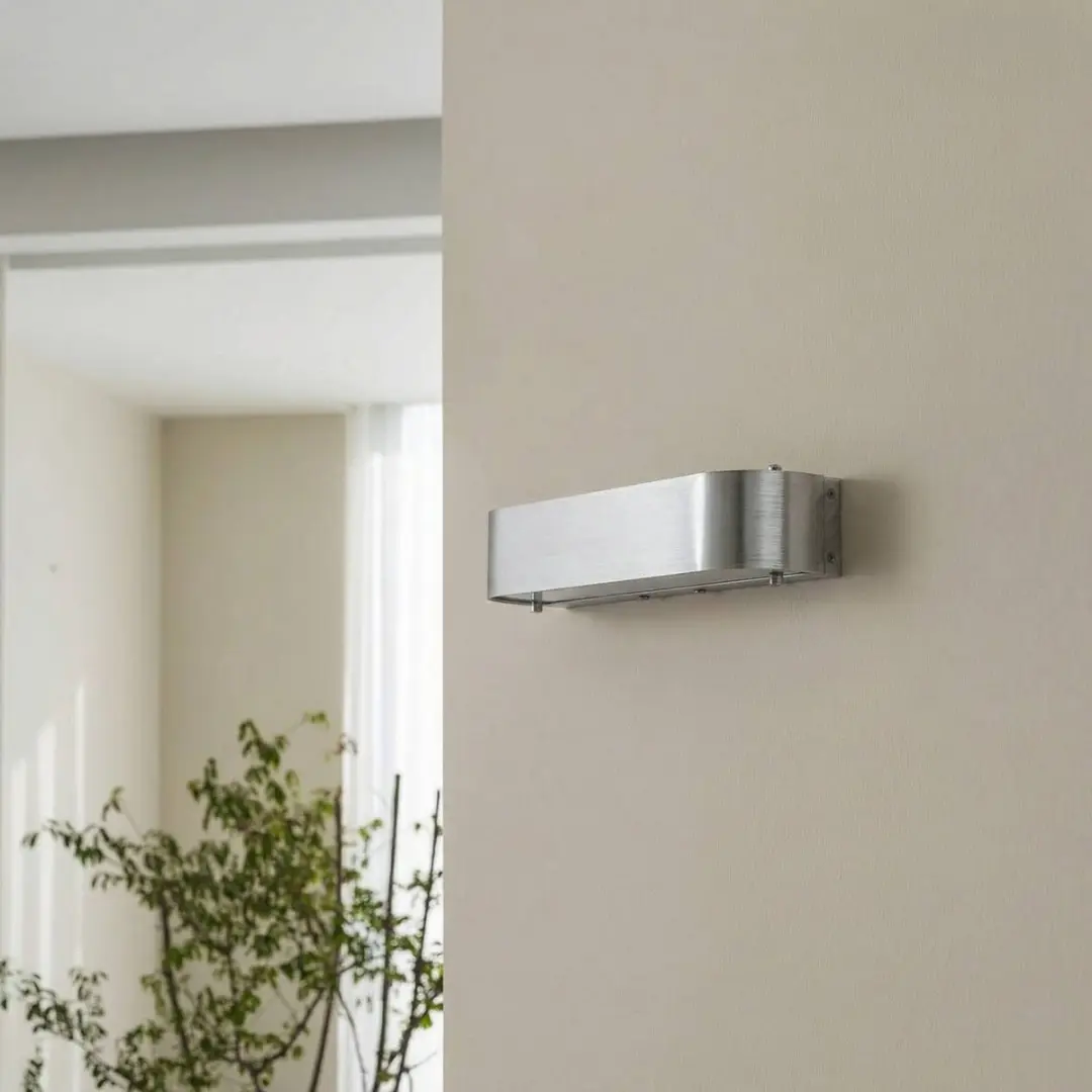 Lindby Wandlamp 1 Licht E14 40W - Aluminium Mat