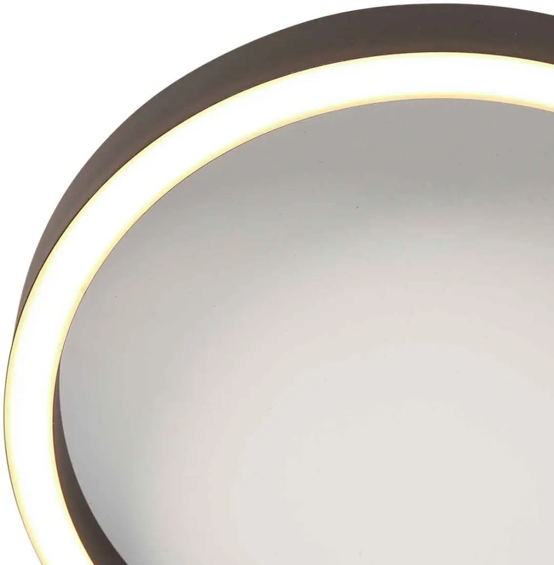 Steinhauer Ringlux 4134ZW Plafondlamp - 2x20W 2700K Ø30cm Zwart