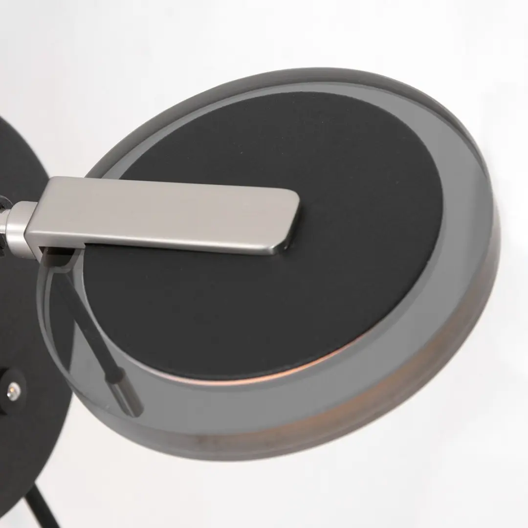 Steinhauer Turound Wandlamp 11cm - Zwart