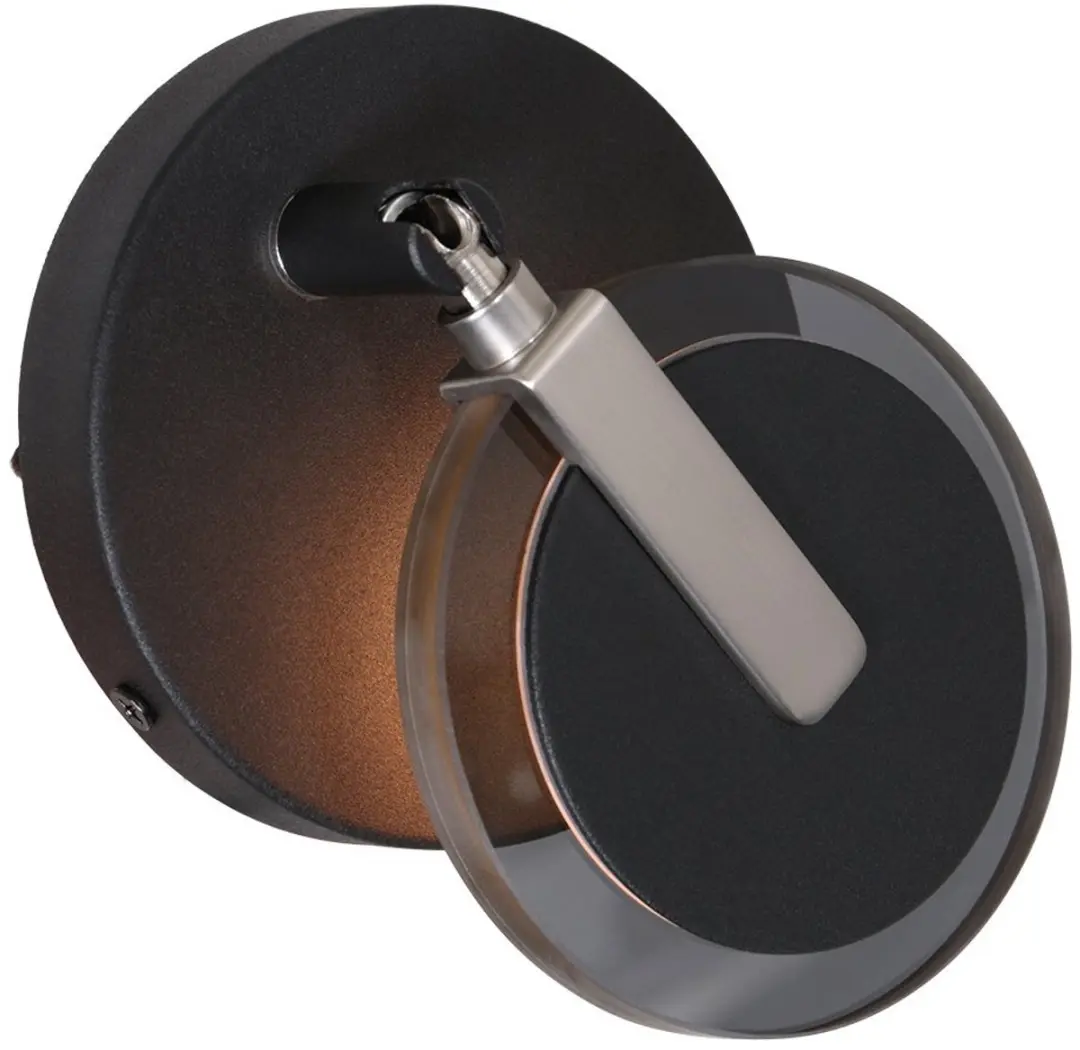 Steinhauer Turound Wandlamp 11cm - Zwart