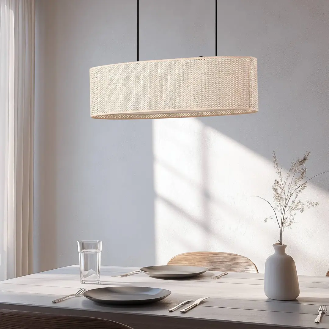 Lindby Hanglamp 2-lichts E27 - Beige