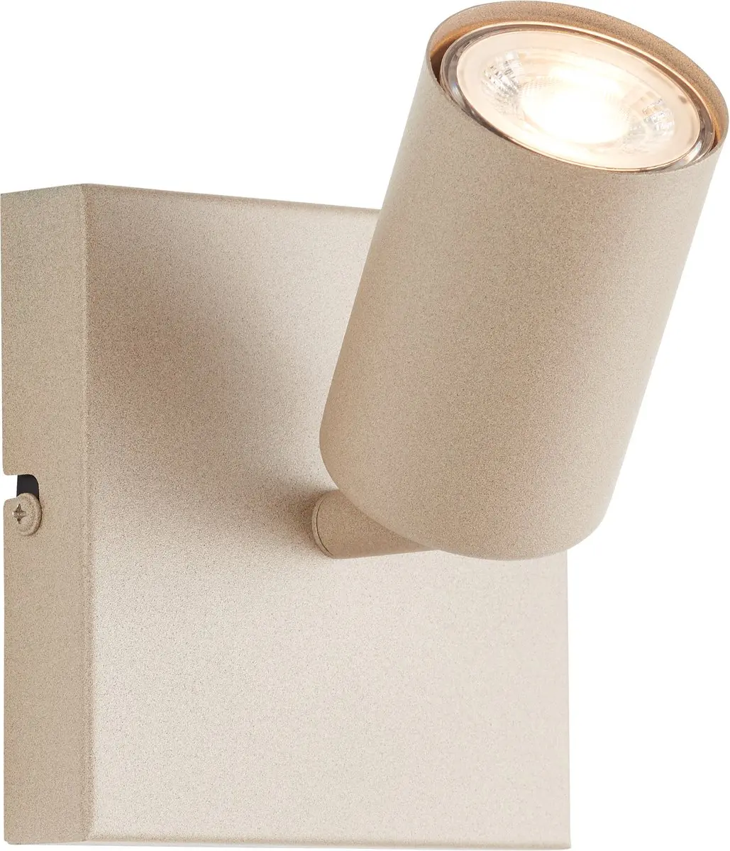 Brilliant Jello Wandlamp GU10 5W - 350lm - 3000K - Dimbaar - Champagne
