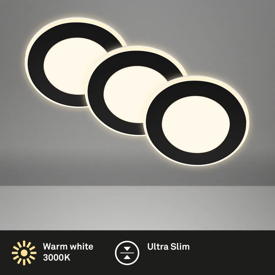 Briloner Gima LED Inbouwspots 3 Stuks