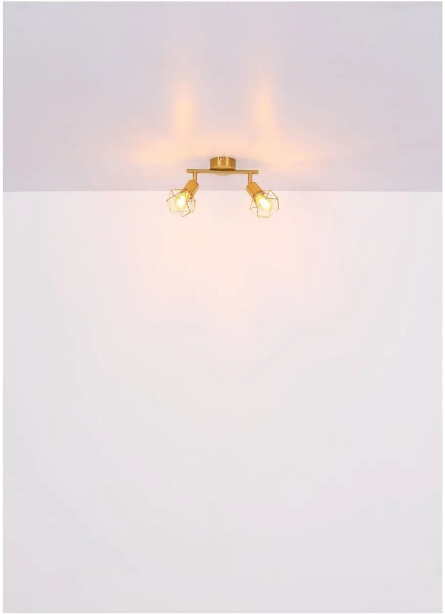 Globo XARA I Opbouwspots 2x E14 60cm - Goud