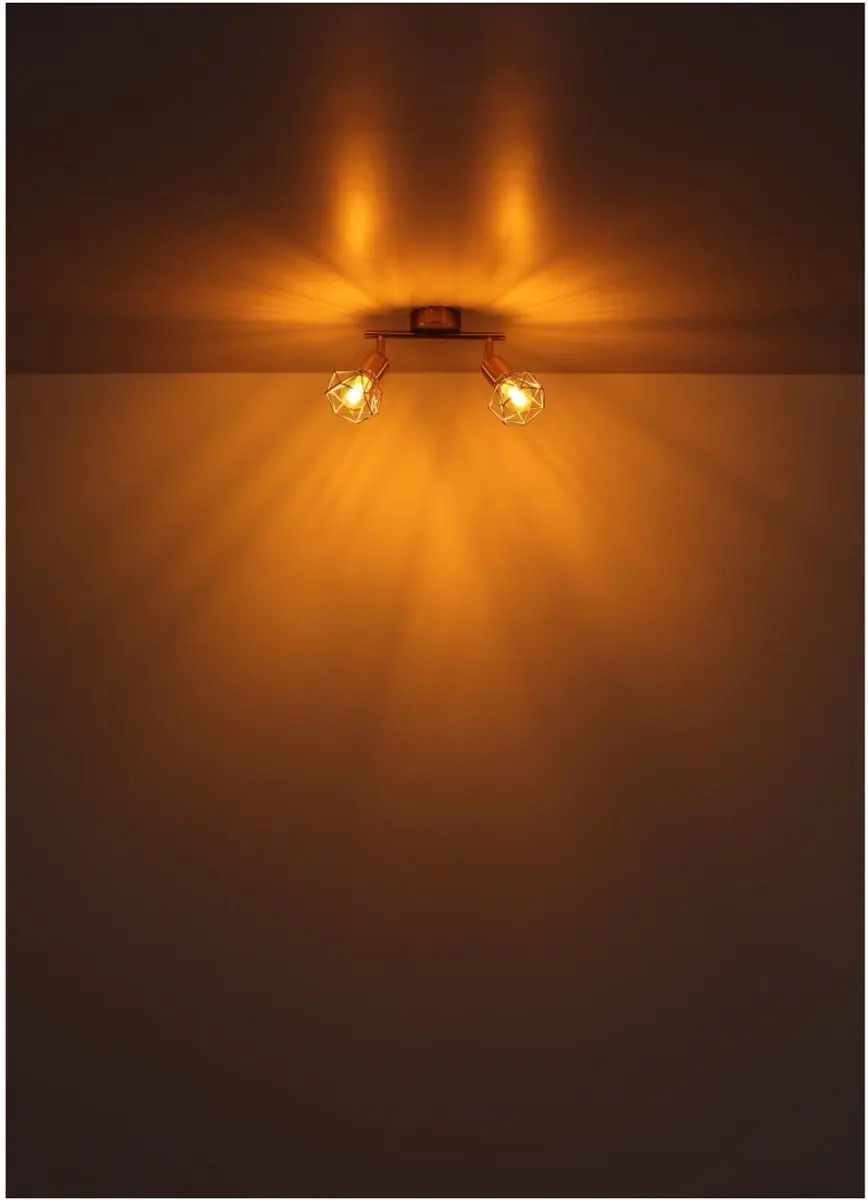 Globo XARA I Opbouwspots 2x E14 60cm - Goud