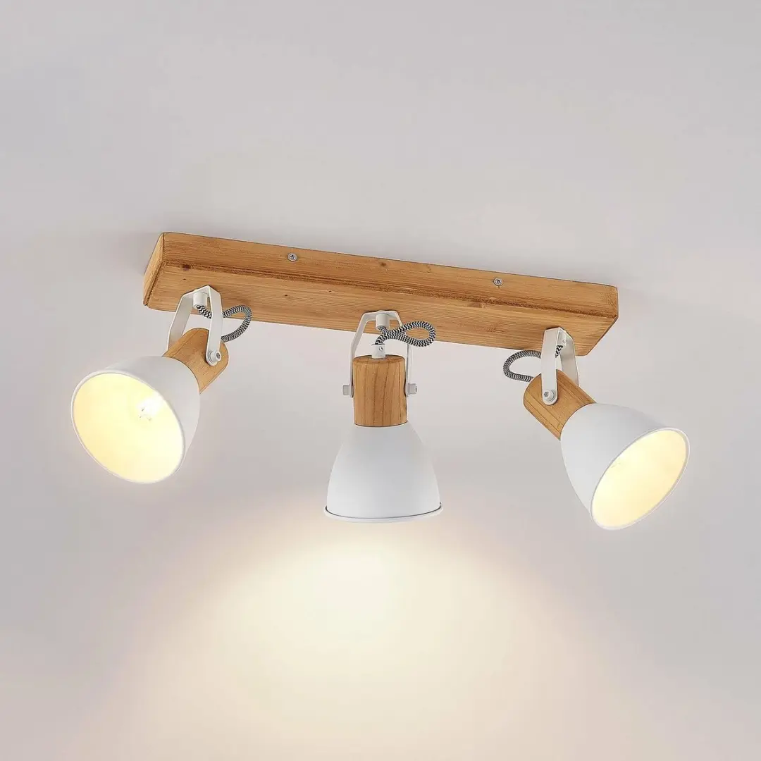 Lindby Buitenspot 3-licht Metaal Den Hout