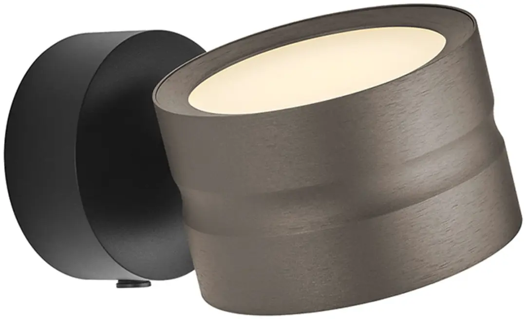 Hell Leuchten Mika LED Wandlamp - Brons - Ø11cm - 2700K - afbeelding 3 van 3