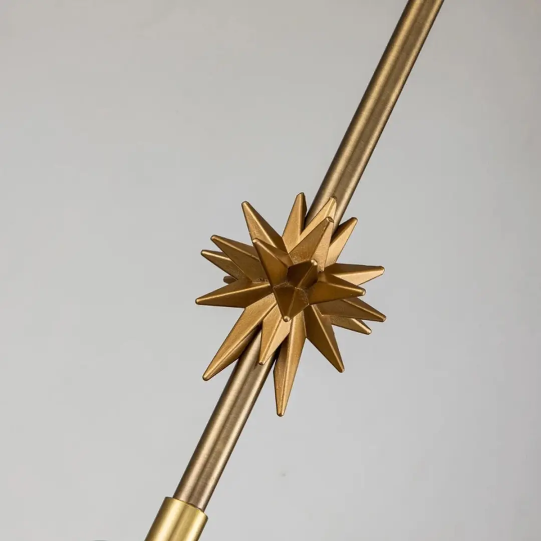 Elstead LED Hanglamp Etoile E27 60W - Aged Brass & Gold Leaf