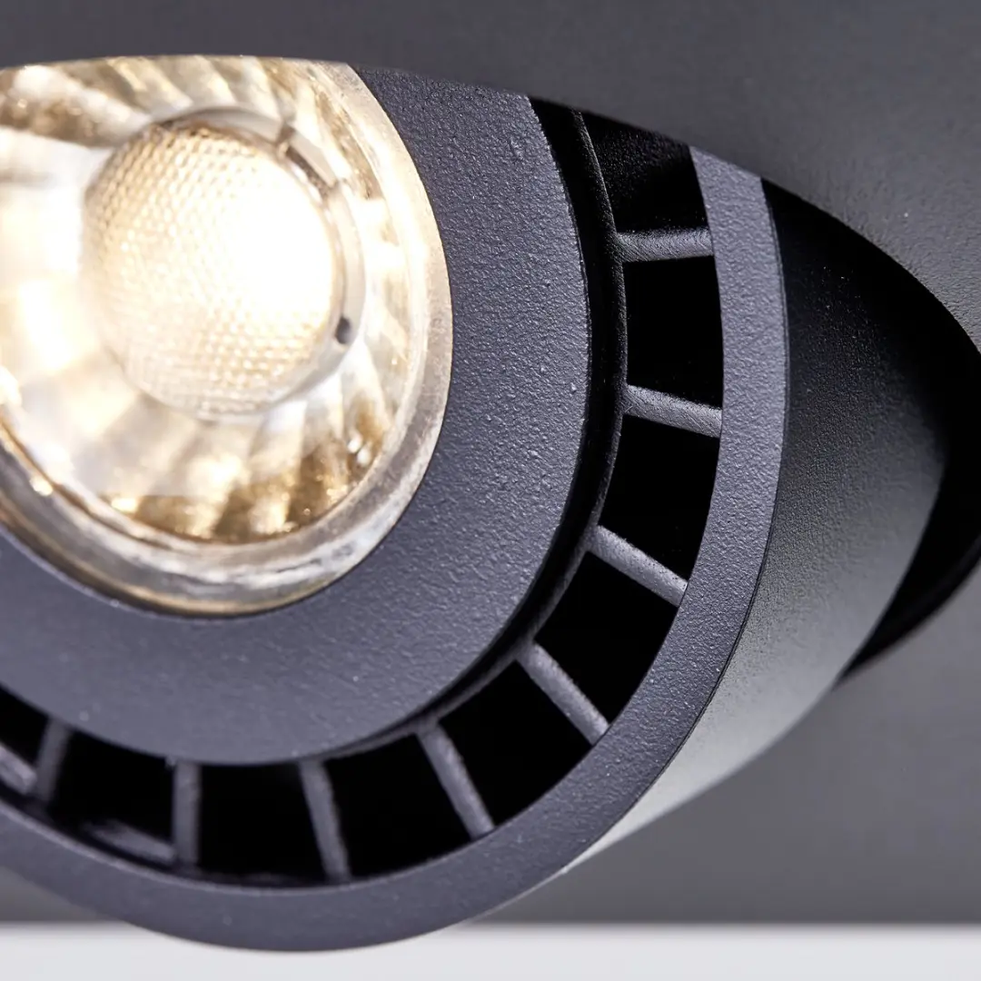 Brilliant Dorro Plafondspot GU10 3x4,5W 3000K - Zwart