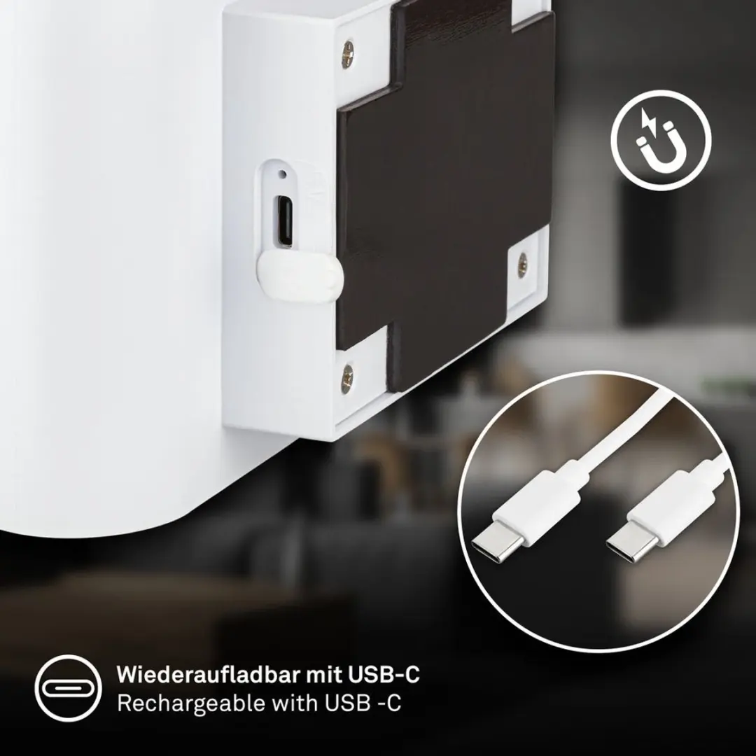 Briloner Chet LED Wandlamp Oplaadbaar - Warm Wit 5W