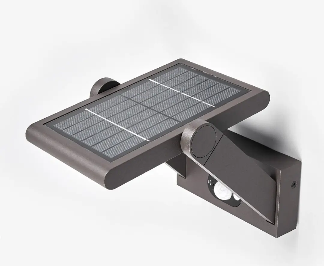 Lucande Solar Buitenlamp 1 Lichtpunt - Grafietgrijs/Wit