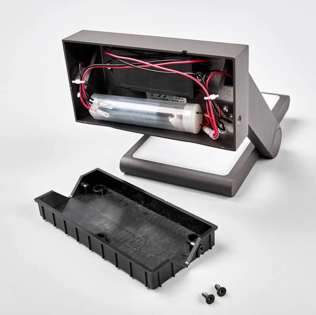 Lucande Solar Buitenlamp 1 Lichtpunt - Grafietgrijs/Wit