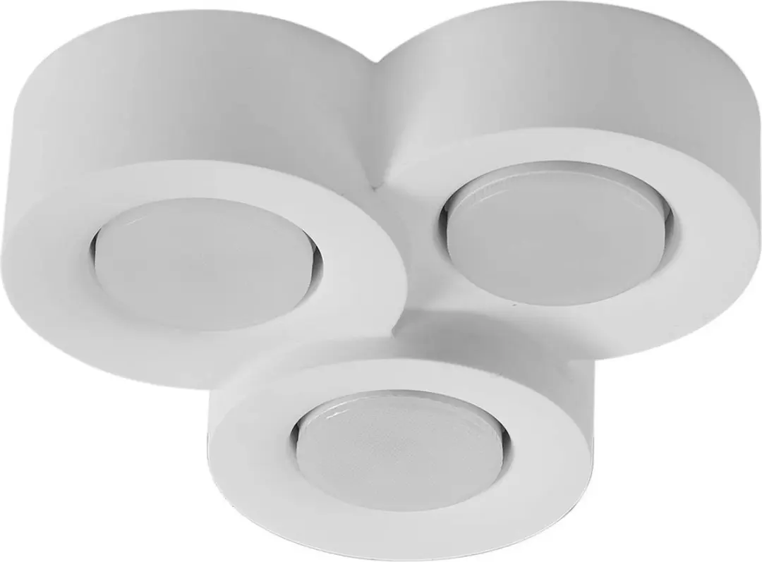 Lindby Plafondlamp 3-Lichts GX53 - 33W - Wit