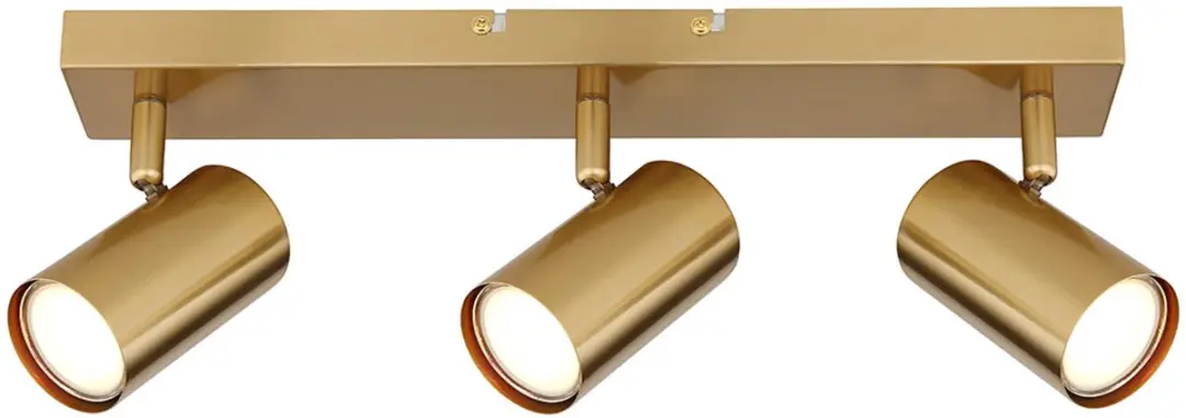 Globo Plafondlamp Spotverlichting 3 Vlammen - 41cm Goud