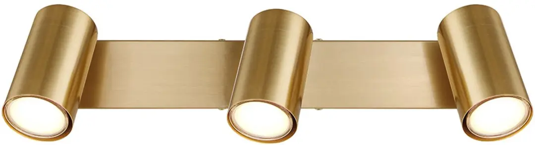 Globo Plafondlamp Spotverlichting 3 Vlammen - 41cm Goud