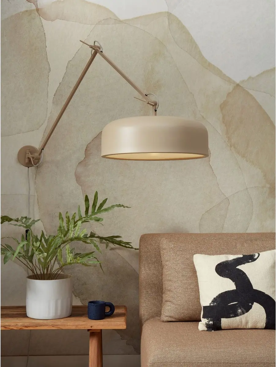 it's about RoMi Wandlamp Marseille - Grijs Ø48cm