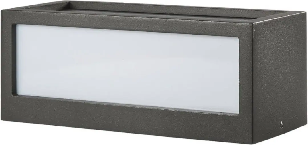 Lucande Wandlamp Buiten 1 Licht E27 - Grafiet/Opaalwit