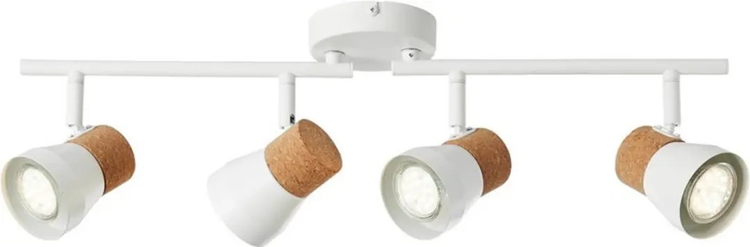 Brilliant Moka Plafondlamp - 2 Lichtpunten - Wit - afbeelding 6 van 6