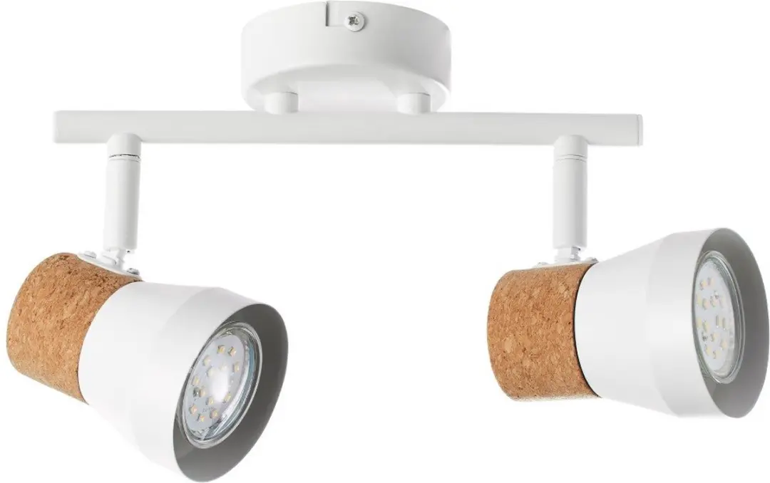 Brilliant Moka Plafondlamp - 2 Lichtpunten - Wit