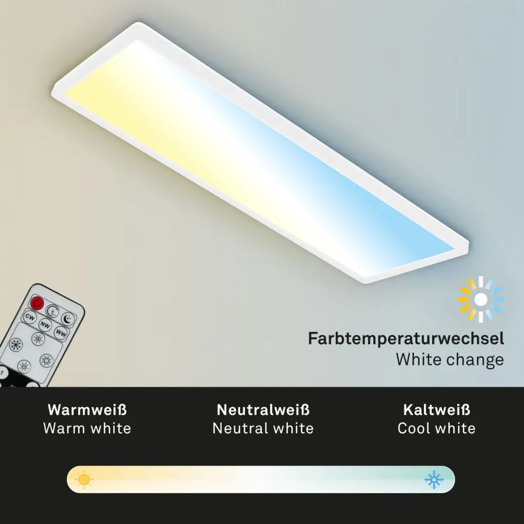 Briloner LED Paneel CCT 58cm - Ultraplat Dimbare Plafondlamp