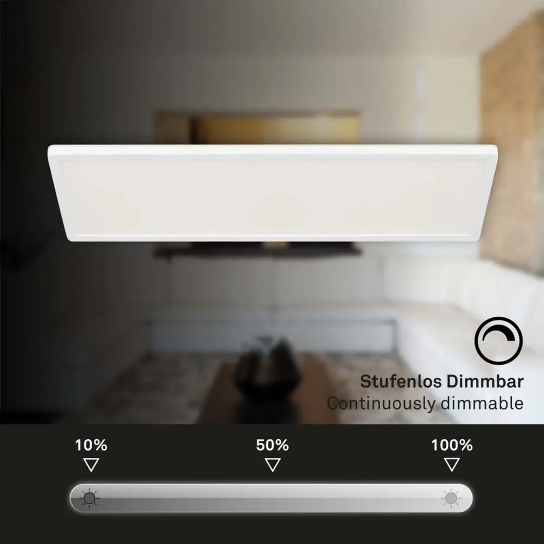 Briloner LED Paneel CCT 58cm - Ultraplat Dimbare Plafondlamp