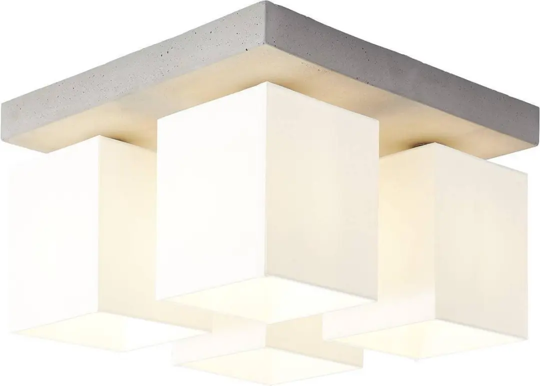 Brilliant Geron Wand- en Plafondlamp 31x31cm - 24W LED - Wit