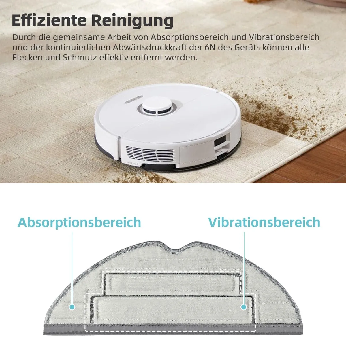 Roborock S8 Pro Ultra Reinigingsdoekjes - 8 Stuks - Grijs