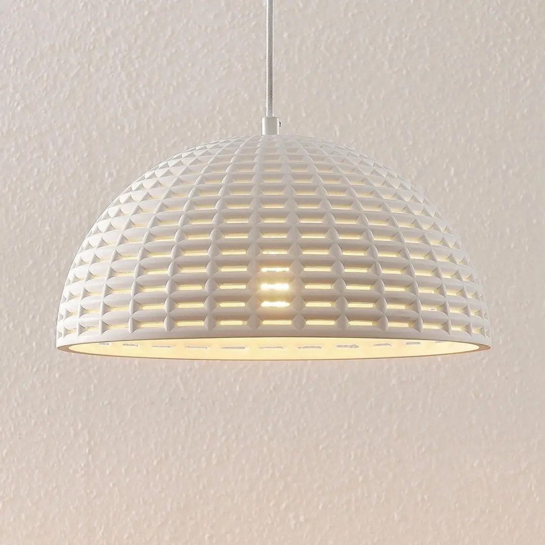Lucande Hanglamp 1 Licht - 40W - Wit