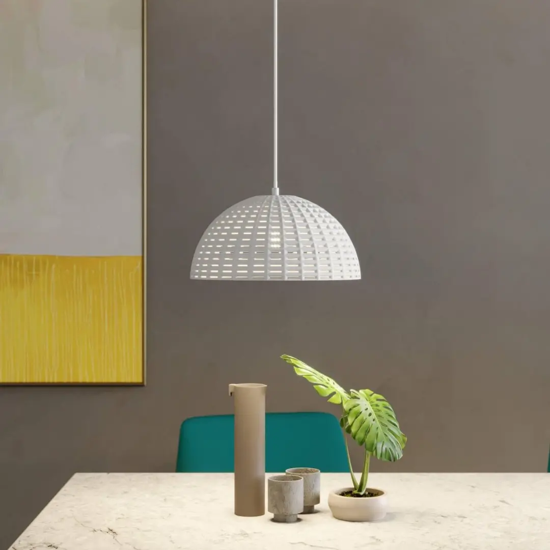 Lucande Hanglamp 1 Licht - 40W - Wit