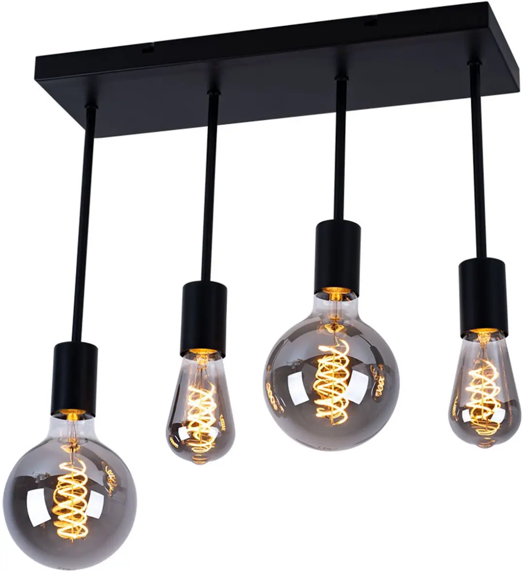 Globo Plafondlamp Hanglamp 4x E27