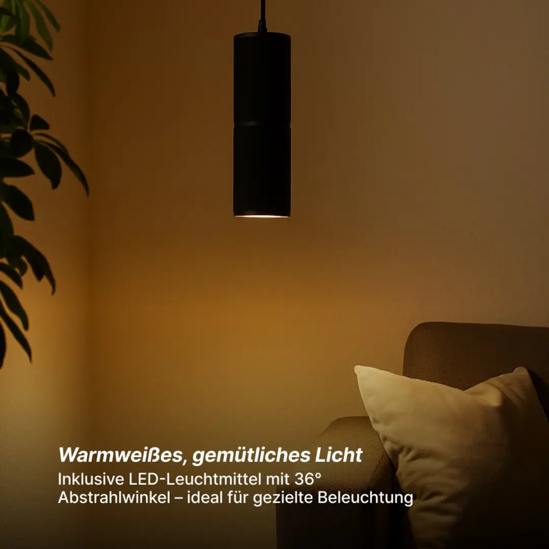 Brilliant Marty Hanglamp LED GU10 5W - Zwart