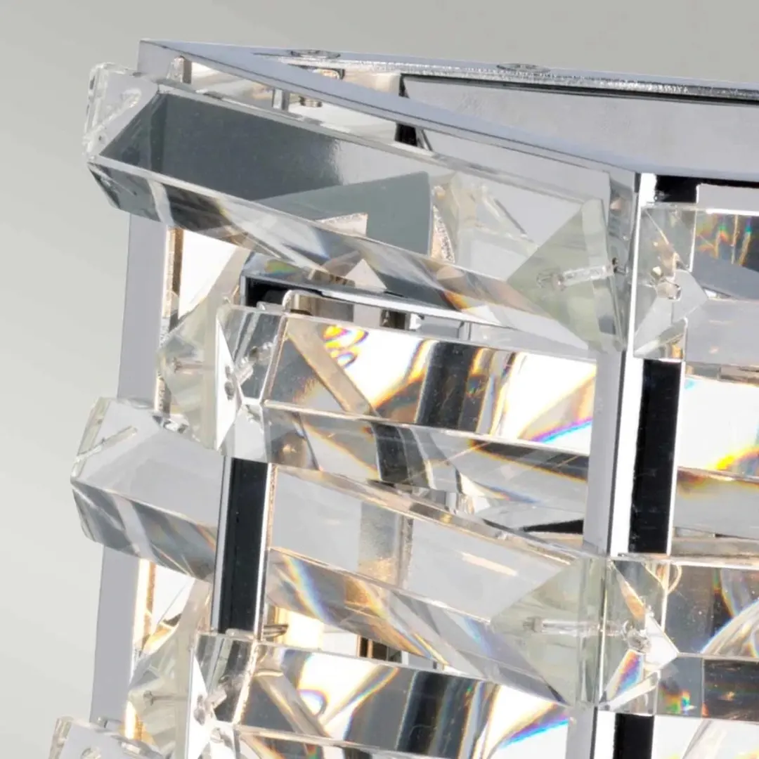 Elstead Shoal LED Wandlamp 2xE27 - 60W Polished Nickel