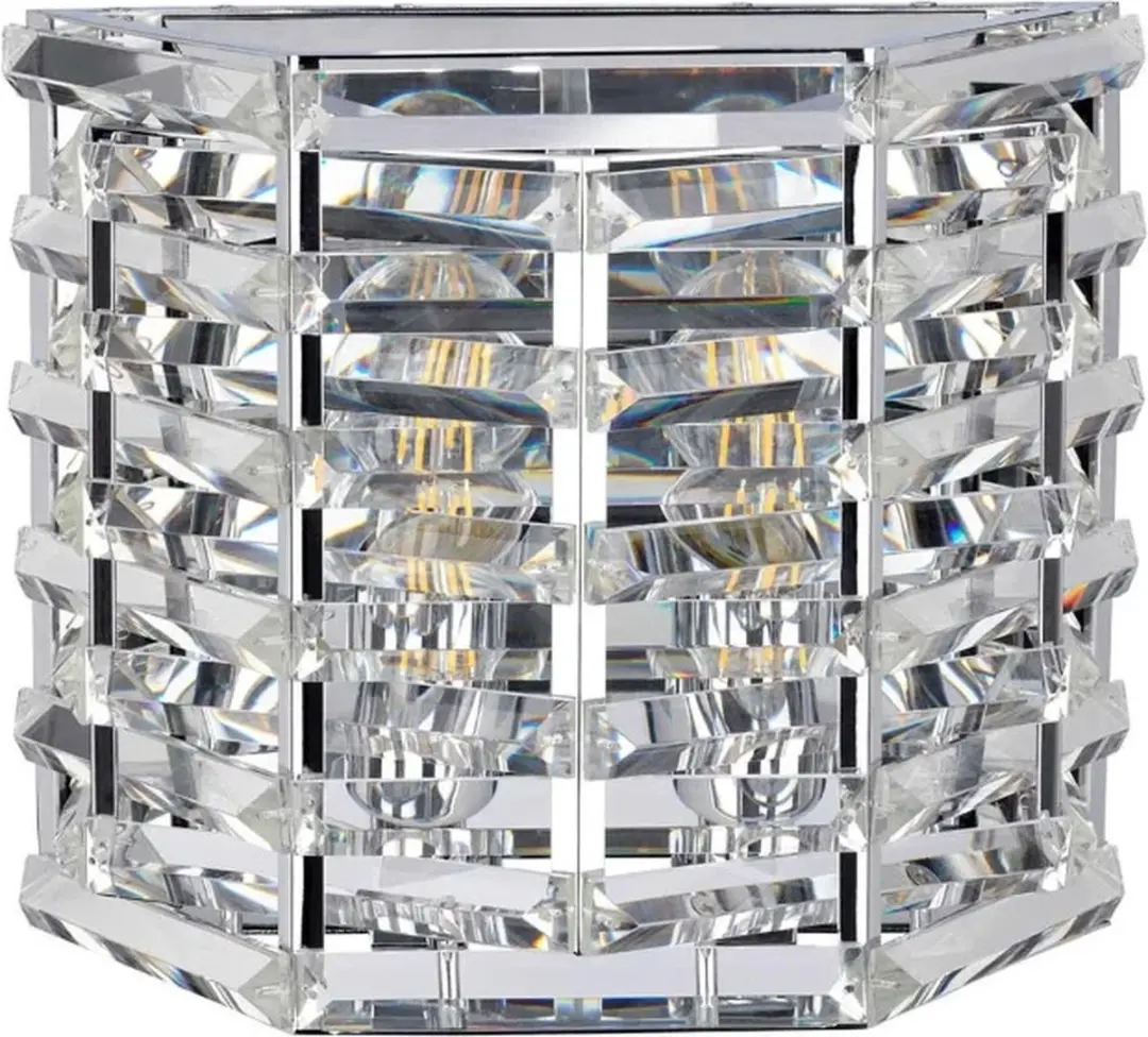Elstead Shoal LED Wandlamp 2xE27 - 60W Polished Nickel