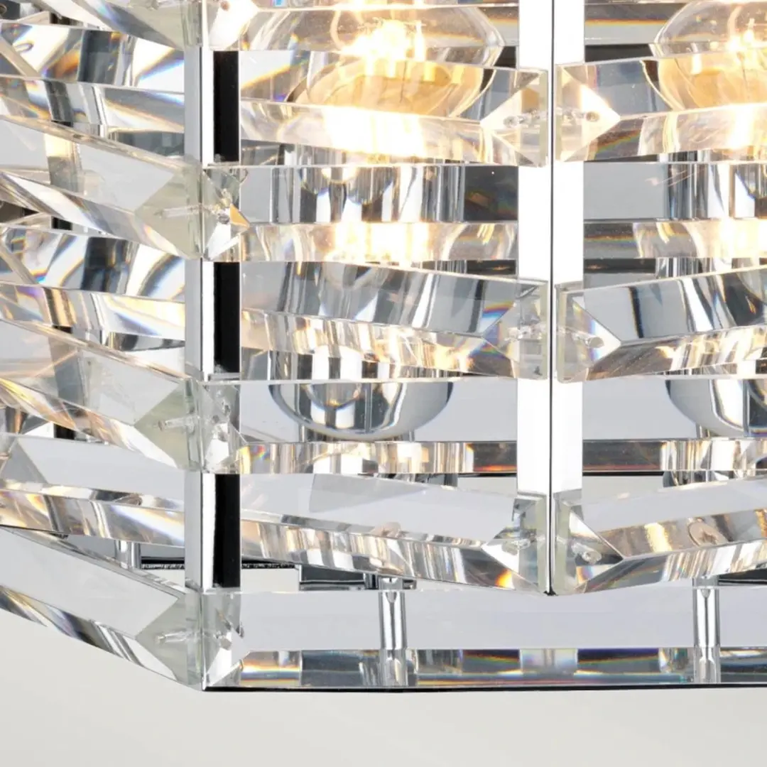 Elstead Shoal LED Wandlamp 2xE27 - 60W Polished Nickel