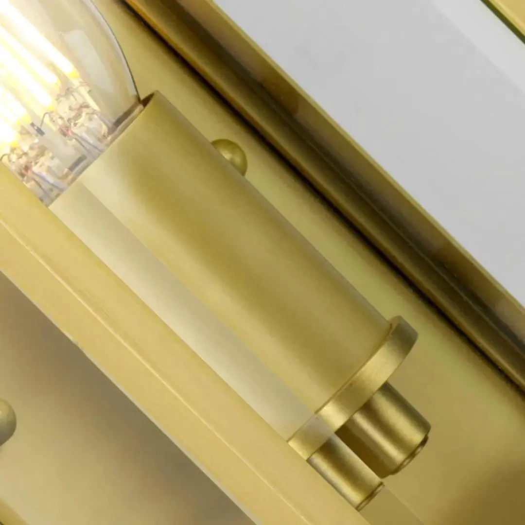 Elstead Lighting Holborn LED Buitenlamp E14 40W - IP44 - Brushed Brass